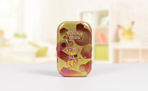 Pokémon Minicaja Coleccionable Escarlata y Violetto-151 del GCC Kadabra (Dos Sobres de expansión, una Moneda y un Papel con ilustración), edición en Italiano (210-60391)