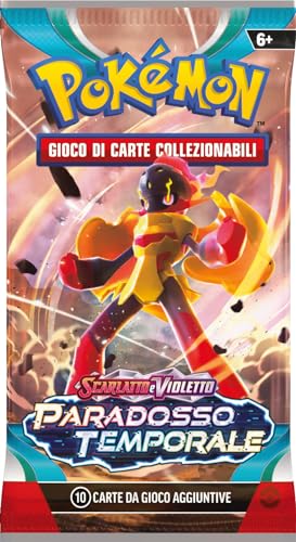 Pokemon - Paquete Escarlata y Violeta-paradoja Temporal del GCC (Sobres de expansión), edición en Italiano, 187-60474