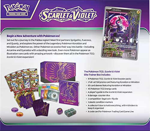 Pokémon- Scarlet & Violet Miraidon Elite Trainer Box (0820650854590)