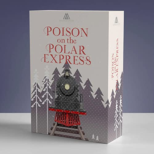 Polar Express - Kit de juego de misterio de asesinato de tren de Navidad | Versión USB con archivos digitales/imprimibles Inglés 4 - 20 jugadores