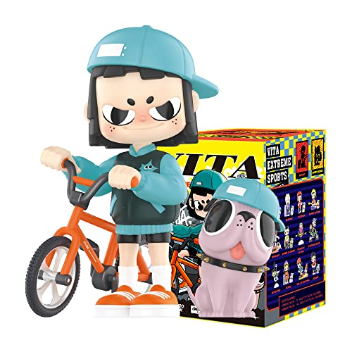 POP MART VITA Extreme Sports Series 1 caja exclusiva de figura de acción de juguete a granel, popular juguete de arte coleccionable, linda figura regalo creativo, fiesta de cumpleaños, vacaciones