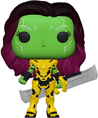 POP Marvel: What If? - Gamora con Blade of Thanos Funko Pop! Figura de vinilo (con funda protectora compatible con caja pop), 3.75 pulgadas