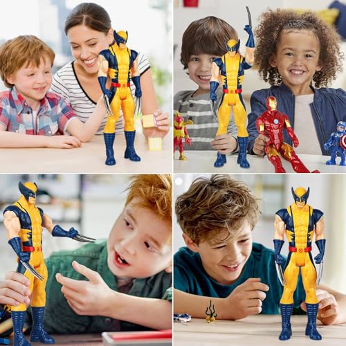 Powmag Figuras de Acción, Figura de Acción de Lobezno 30cm Serie Titan Hero Figura de Acción, para Niños de 4 años en Adelante (A)