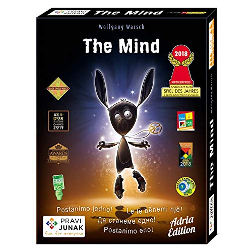 Pravi Junak The Mind Adria Edition – Fun Exciting Unique Cooperative Card Game for Quality Family Time – Challenging and Fun – 20 min, Ages 8+, 2-4 jugadores, 120 cards