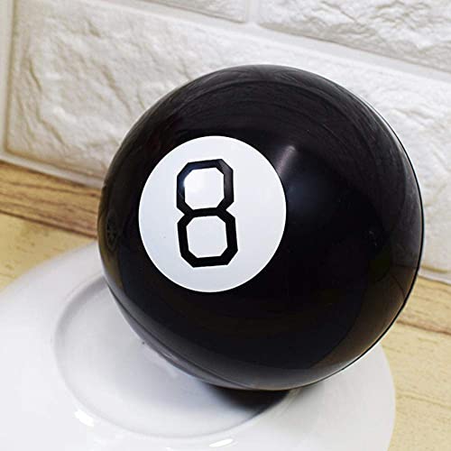 precauti Bola negra 8 accesorios la fortuna bola mística infinita retro mágica 8 bolas profecía bola mágica juguete escritorio gadget
