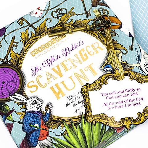 Professor PUZZLE The White Rabbit's Scavenger Hunt Alice in Wonderland themed Treasure Hunt for the whole family.