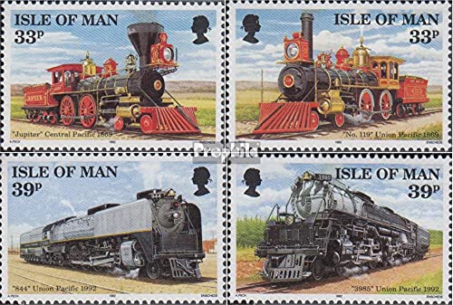 Prophila Collection Gran Bretaña - Isle De Hombre 512-515 (Completa.edición.) 1992 ferrocarriles (Sellos para los coleccionistas) vehículos sobre raíles / funicular
