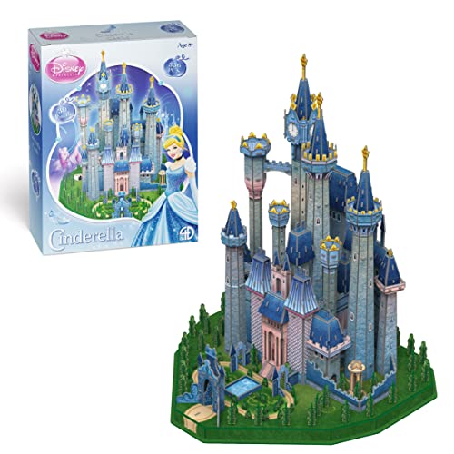 Puzzle 3D Disney - Castillo Princesas Disney Cenicienta, Puzzle 3D Castillo Disney, Puzzle Princesas Disney Niñas Y Niños Más 8 Años, Puzzle Disney, 365 Pcs