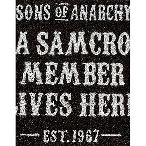 Pyramid International Sons of Anarchy (Samcro Member) - Felpudo 60 x 40 cm de fibra de coco (Doormat)