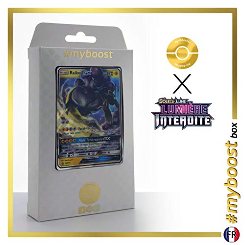 Raikou-GX SM121 - #myboost X Soleil & Lune 6 Lumière Interdite - Box de 10 Cartas Pokémon Francés
