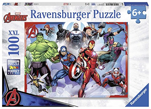 Ravensburger-Avengers Camp Rock Puzzle 100 Piezas, Multicolor, 0 (1)