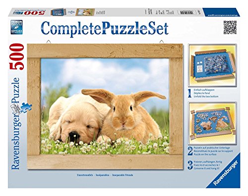 Ravensburger - Complete Puzzle: Set Amigos inseparables, Puzzle de 500 Piezas (14890 5)
