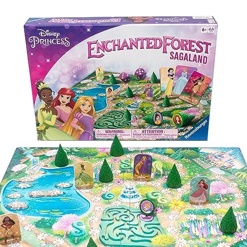 Ravensburger Disney Princess Enchanted Forest Board Game for Age 4 Years Up - 2 to 4 Players - Classic Magical Treasure Hunt