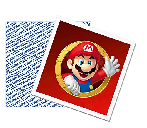 Ravensburger - Memory® Versión Super Mario, 64 Tarjetas, Juegos de Mesa, 3+ Años