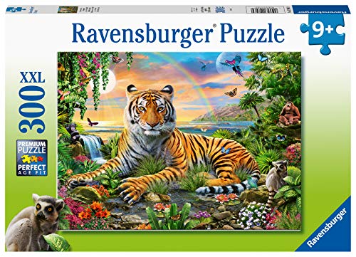 Ravensburger-Puzzle 300 Piezas XXL El Rey de la Jungla Infantil, Color, (12896)