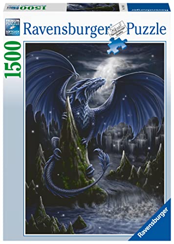 Ravensburger Puzzle, El Dragón Azul Oscuro, 1500 Piezas, Puzzle Adultos, 17105 7