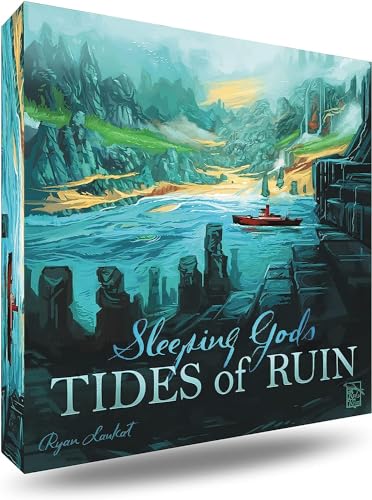 Red Raven | Sleeping Gods: Tides of Ruin Expansion | Juego de Mesa | Edades 13+ | 2-4 Jugadores | 1+ Horas de Tiempo de Juego
