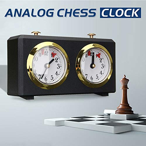 Reloj ajedrez Accesorios Temporizador Juego I-GO Concurso Internacional Retro Regalo portátil Cuenta atrás Profesional Analógico Mecánico Preciso