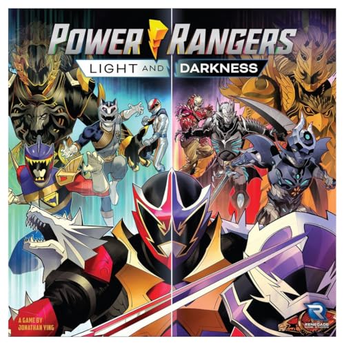 Renegade Games Studios Power Rangers Heroes of The Grid: Light & Darkness Expansion - Juego de mesa RPG, Renegade Game Studios, juego de rol, edades 14+, 2-5 jugadores, 45-60 minutos de tiempo de