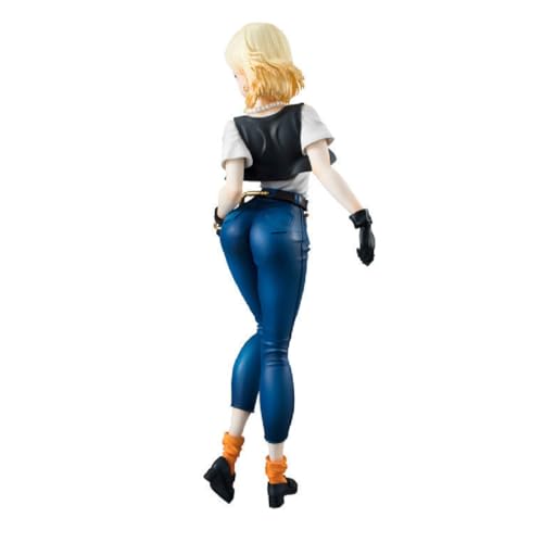 REOZIGN Estatua de Figura Android 18, 19 cm/7.5 Pulgadas, Figuras de Acción Lazuli DBZ, Modelo de Personaje, Juguete de Colección de PVC para los fanáticos del Anime