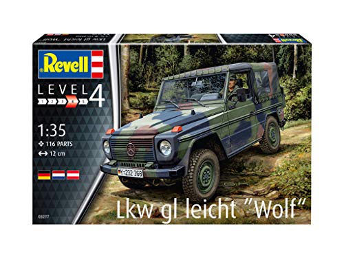 Revell GmbH 3227 03277 3277 - Kit de Modelos de plástico para Lkw GL Leicht 'Wolf', Multicolor, 1/35