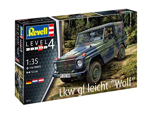 Revell GmbH 3227 03277 3277 - Kit de Modelos de plástico para Lkw GL Leicht 'Wolf', Multicolor, 1/35