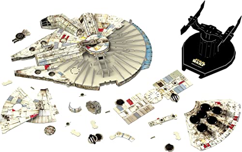 Revell Juego de maquetas de cartón de Star Wars, juego de maqueta detallado del Halcón Milenario I para jóvenes y mayores, 216 piezas, para fans de Star Wars, idea de regalo ideal para cualquier