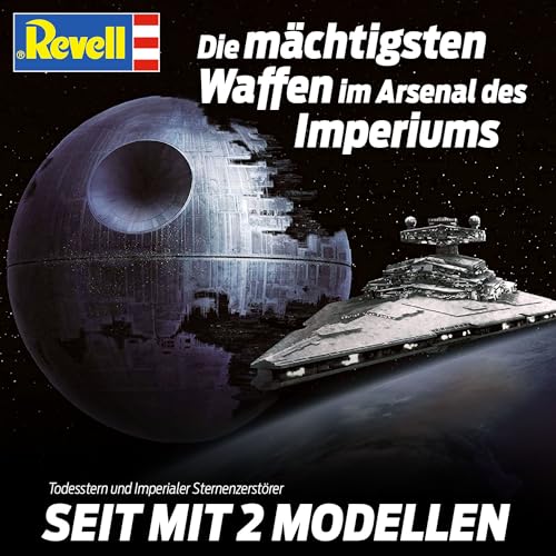 Revell Wars Bandai Death II + Imperial Star Kit Modelo, Color Plateado (01207)