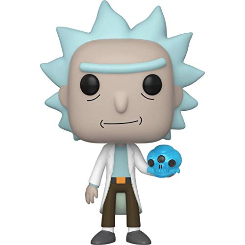 Rick with Crystal Skull: Funk o Pop! Animation Vinyl Figure Bundle with 1 Compatible 'ToysDiva' Graphic Protector (692 - 45438 - B)