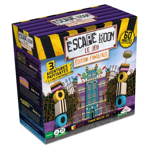 RIVIERA GAMES Escape Room Le Juego - Edición Familiar 3 - Candy Factory, Barba Roja y Superhéroes