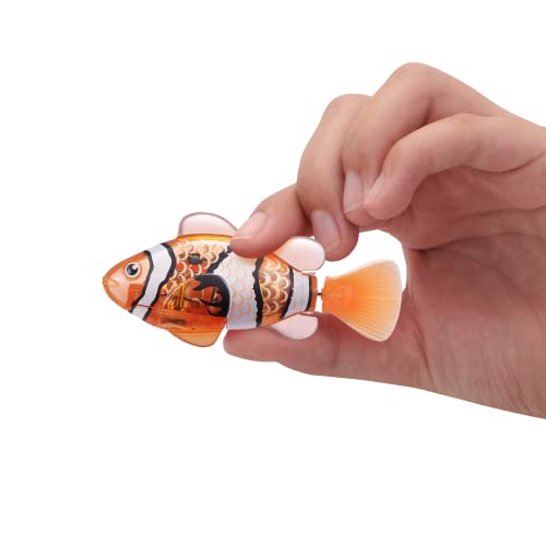 Robo Fish Serie 3 Pez Nadador robótico (Naranja y Verde Azulado)