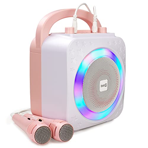 RockJam Ring Bluetooth Karaoke Machine with Two Mics - Recargable|Cambiador de voz