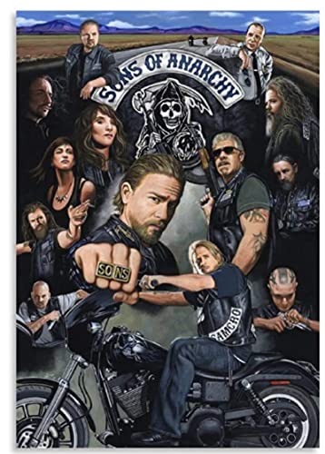 RUIYANMQ Sons of Anarchy Movie Posters Puzzle de Madera 1000 Piezas Juego de Descompresión de Juguetes para Adultos Vq508Zw