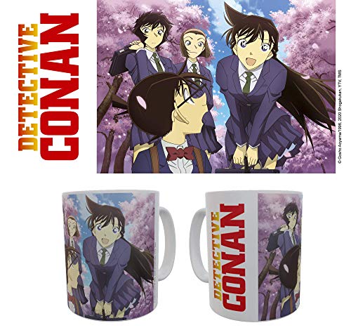 SAKAMI - Detective Conan - Case Closed - Conan & Ran - Taza/taza 320 ml - Original y con licencia, 1 unidad (1 unidad)