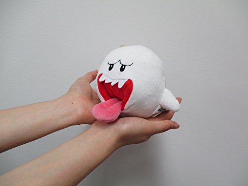 Sanei Super Mario All Star Collection 4 Ghost Boo Plush, Small by Sanei