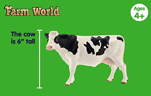 Schleich FARM WORLD - Set de Iniciación con Animales de Granja - Incluye 4 Animales Schleich Coleccionables - Vaca, Oveja, Burrito y Gallo - Animales de Juguete para Niños de 3+ Años