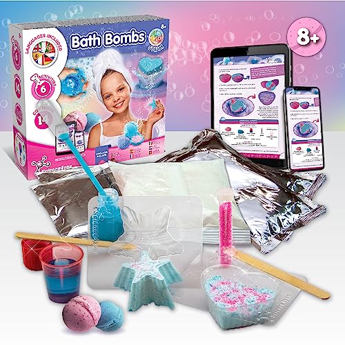 Science4you-Kit para Hacer Bombas de Baño Relajantes-Kit de Ciencia, Juguetes Científicos y Juegos de Experimentos Niños 6 7 8 9 10 Años