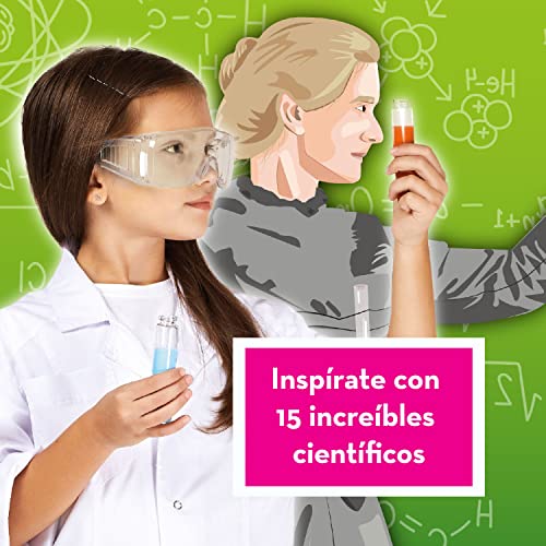 Science4you Super Cientistas Barbie Style - Kit de Manualidades para Niñas con Juegos Educativos 8+ años - Juguetes Cientificos con 13 Experimentos - Regalos de Barbies para Niñas de 7 8 9+ años
