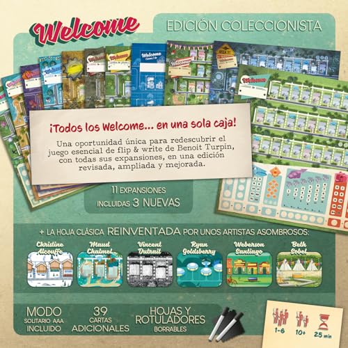 SD GAMES Juego De Mesa Welcome. Edicion Coleccionista