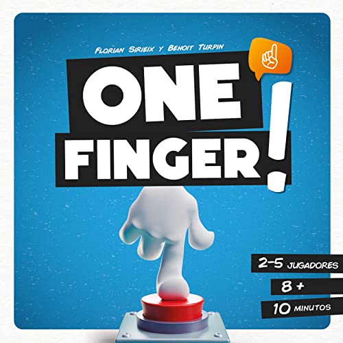 SD GAMES One Finger - Juego de Mesa de Velocidad con Cartas para 2 a 5 Jugadores Recomendado a Partir de 8 Años