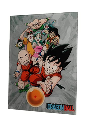 SD TOYS Dragon Ball Personajes Poster De Vidrio Dragon Ball 30 x 40 Cm