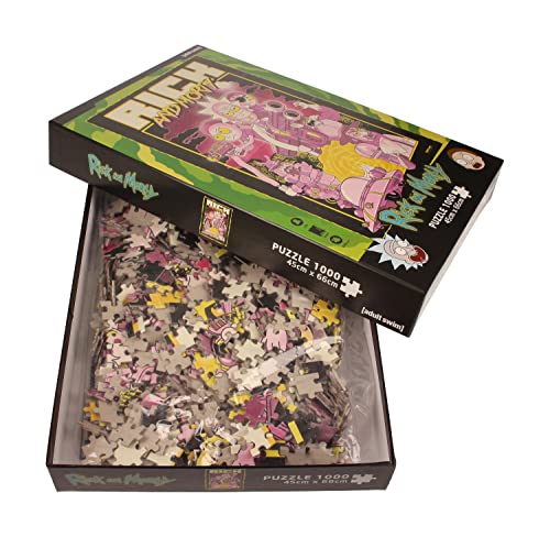 SD TOYS - Puzzle 1000 Piezas de Rick y Morty, 45 x 66 cm