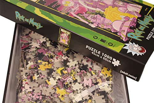 SD TOYS - Puzzle 1000 Piezas de Rick y Morty, 45 x 66 cm