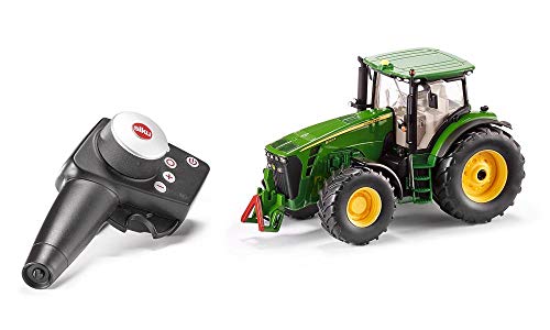 siku 6881, Tractor teledirigido John Deere 8345R, 1:32, Incl. mando a distancia radiocontrol, Metal/Plástico, Verde, Funciona con pilas, Compatible con accesorios