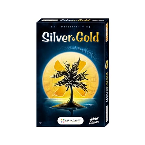 Silver & Gold Adria Edition – Exciting Adventure for Treasure Seekers – Engaging Card Game for Ages 8 and Up – Rich Gameplay Experience
