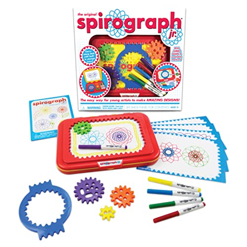 Silverlit - Spirograph Junior-Fácil y juguetón-Ocio creativo-Primera edad-Para llevar a cualquier lugar desde 3 años, 1023Z