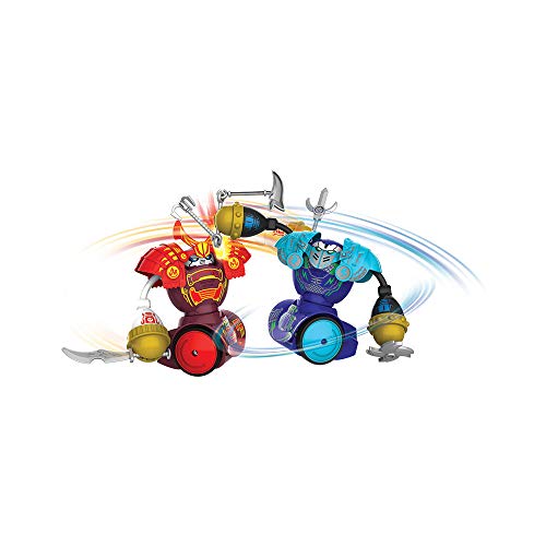 Silverlit YCOO Kombat Samurai Bi Avance y Golpea a tu adversario hasta el K.O-Pack de 2 Robots a Distancia - Efectos de Sonido y Luminosos: Desde 5 Años, 88056, Multicolor, Pequeño