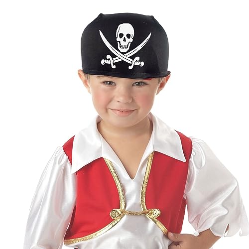 SKHAOVS 12 Piezas Pañuelo de Pirata, Sombreros de Pirata, Braga de Cabeza de Capitán Pirata Negra, Accesorios para Disfraces de Piratas, Fiesta de Cumpleaños Pirata de Halloween (12 Piezas)