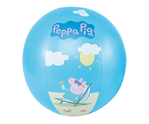 Smart Planet Juego de playa Peppa Pig – Colchón de aire, bola de agua Peppa Pig juguete de playa para piscina y mar y playa – juguete inflable para piscina para niños