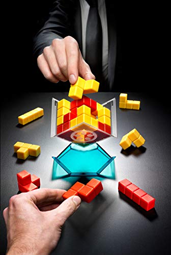 SmartGames Cube Duel - un juego de estrategia 3D para 2 jugadores con modo de 1 jugador a partir de 10 años - Adulto
